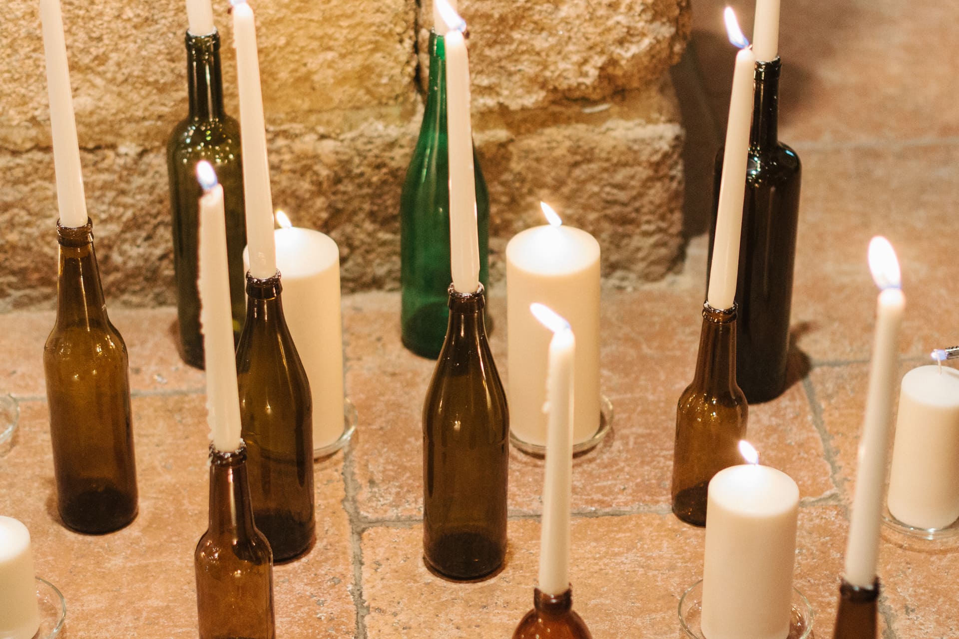 Velas boda decoración-Love Lovely