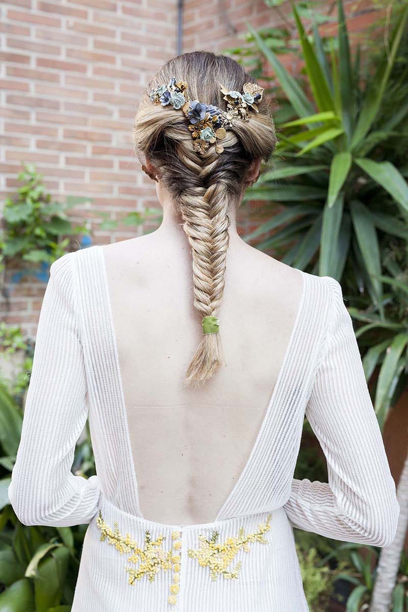 Tocados originales con metales y bronces