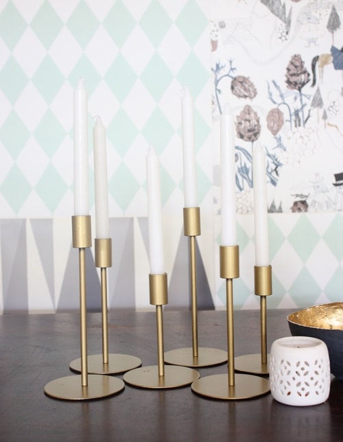 candelabros decoración velas-Love Lovely