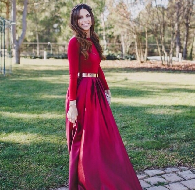 Dos piezas largo invitada de boda-Love Lovely