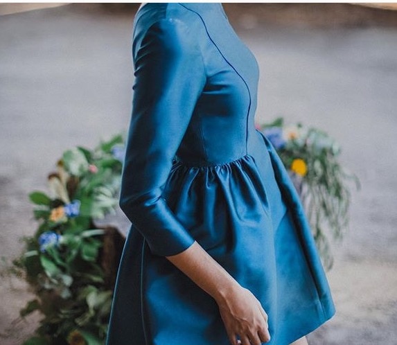 Vestido corto de invitada boda-Love Lovely