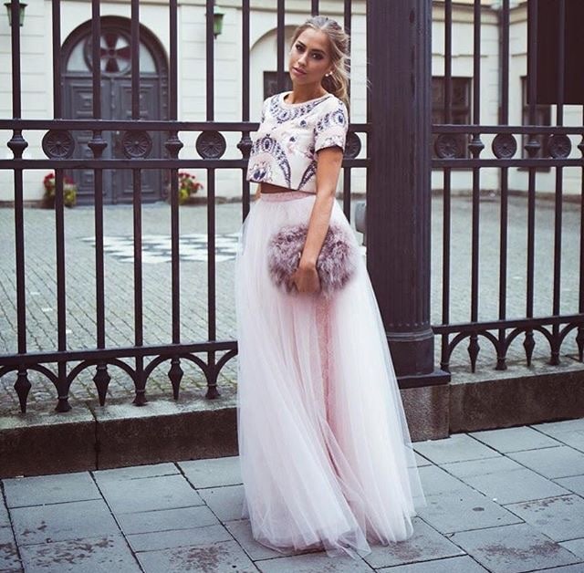 Falda de tul invitada de boda- Love Lovely