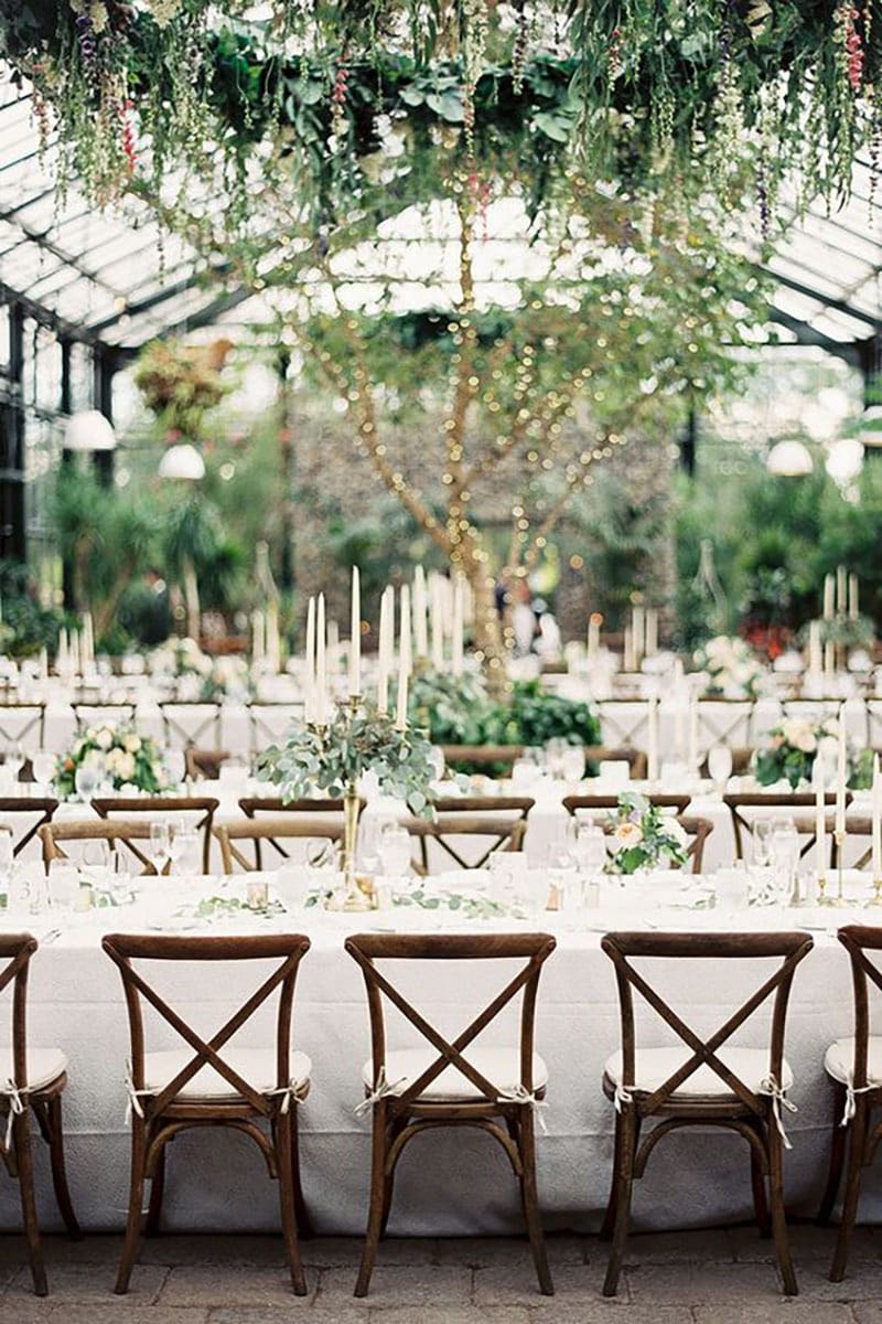 Tendencias deco bodas. Greenery