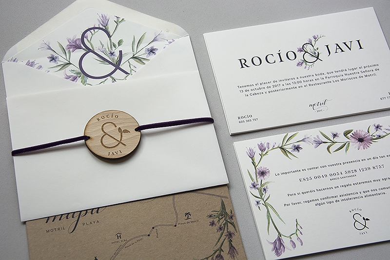 Papelerías de bodas bonitas con sellos personalizados