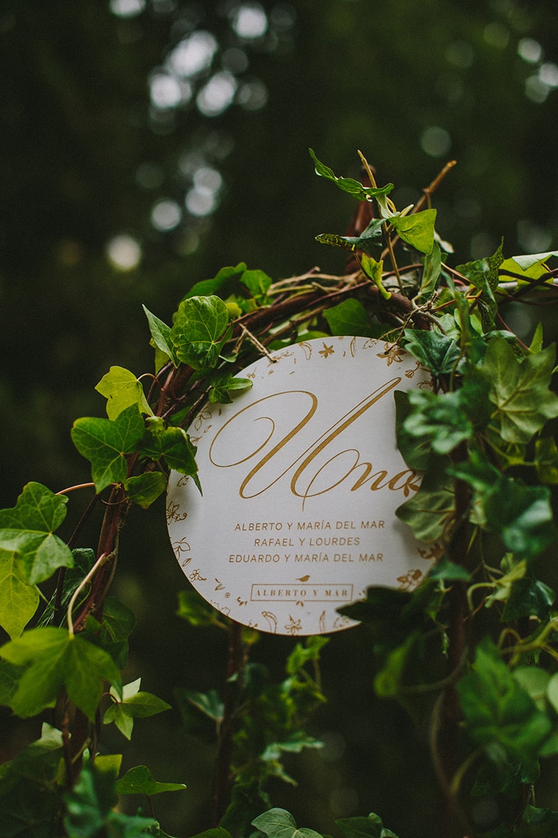 seating original para bodas bonitas