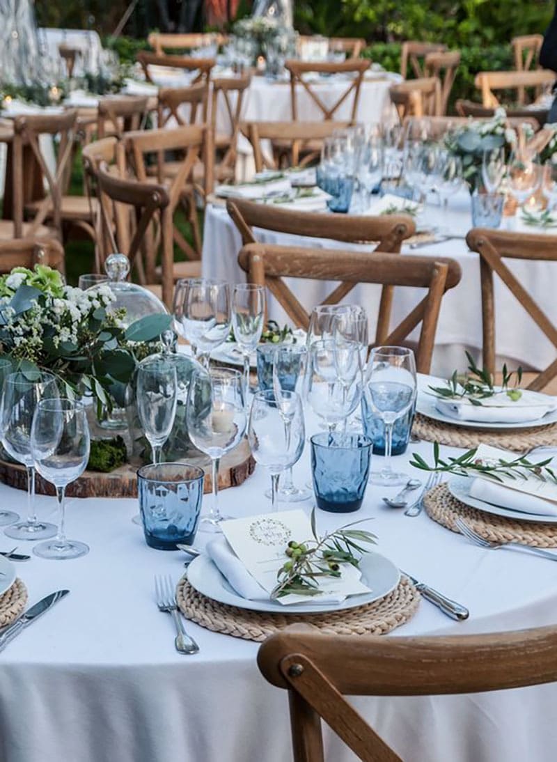 Tendencias deco bodas. Cristalería