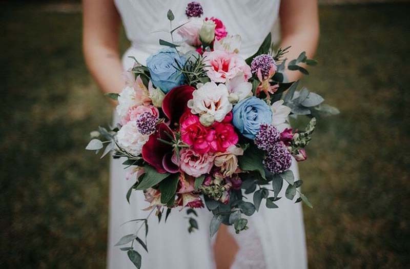 ramo de novia despeluchado