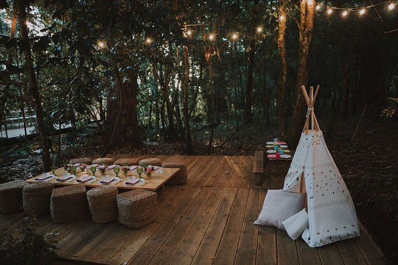 rincón de niños en una boda
