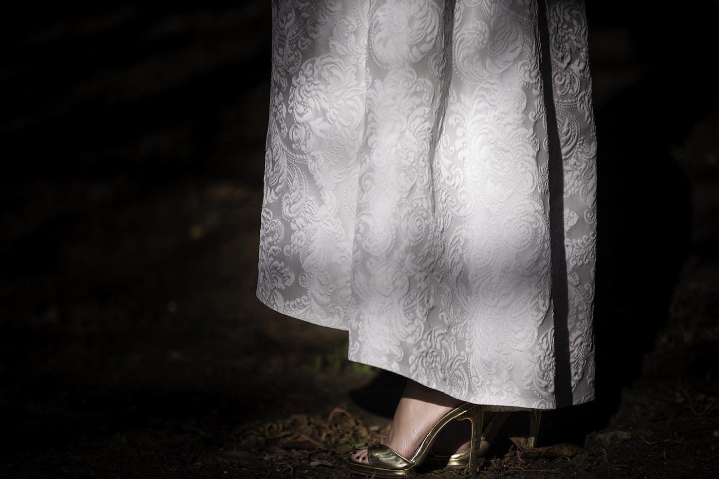 Zapatos de novia dorados-Love Lovely